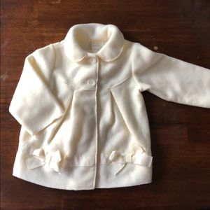 Ivory cloud toddler coat